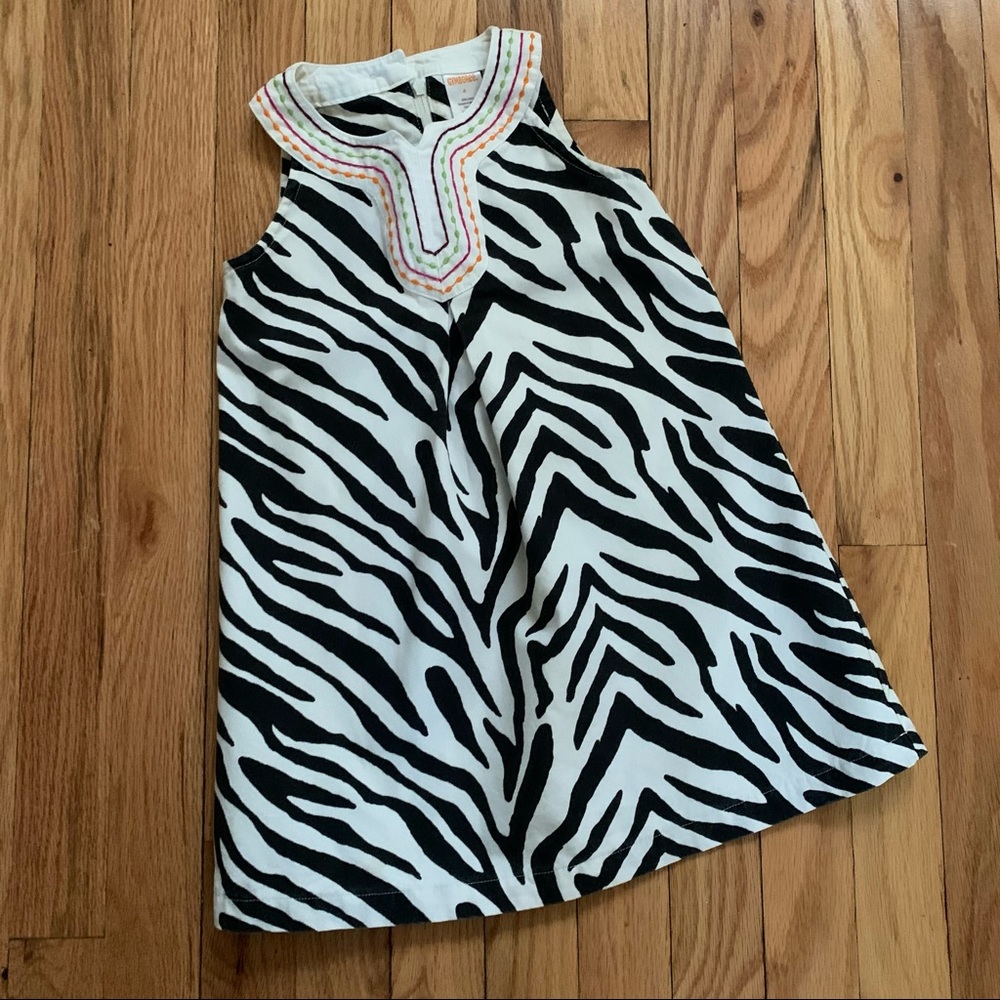 Gymboree Size 4 “Wild for Zebra" dress